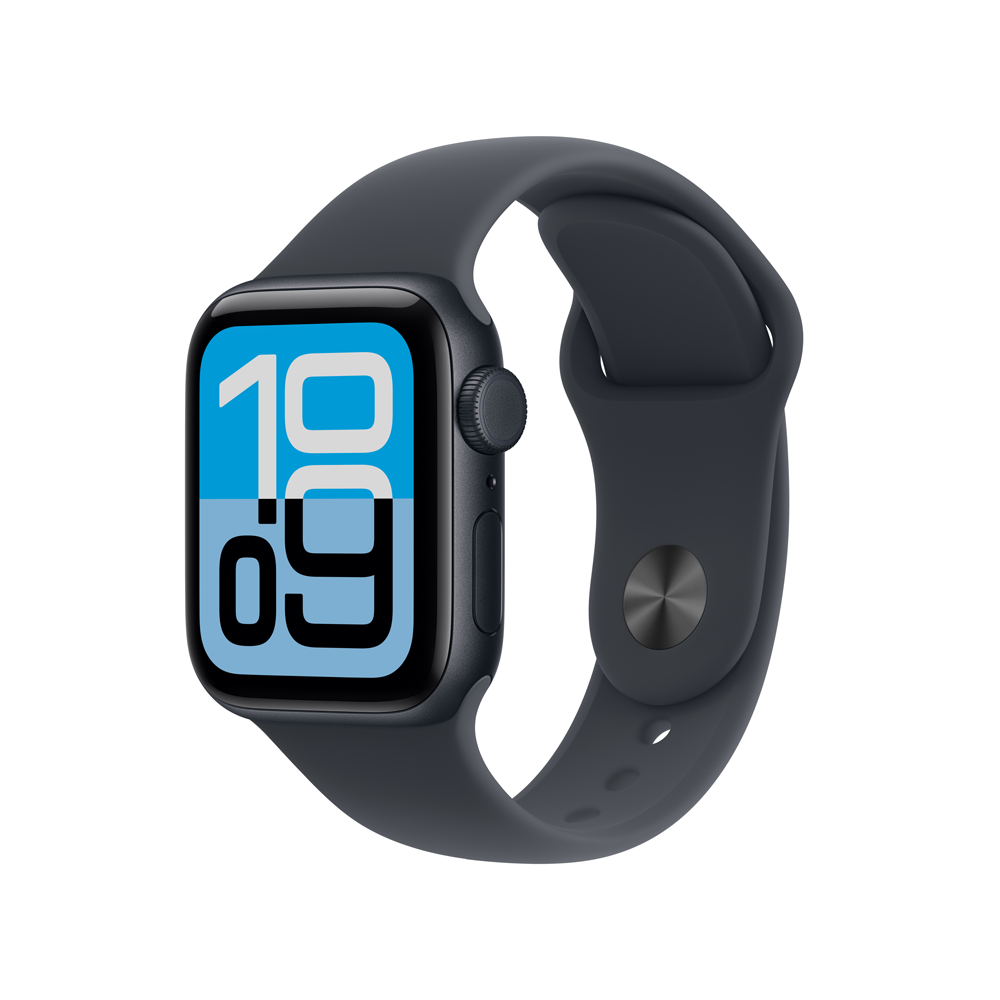 Apple Watch SE 3 GPS + Cellular 40 mm Aluminiumgehäuse Sport Band Mitternacht S/M