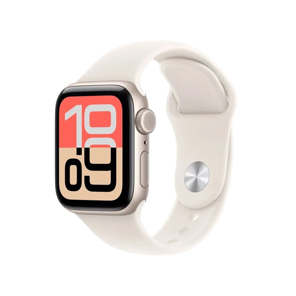 Apple Watch SE 3 GPS + Cellular 40 mm Aluminiumgehäuse Sport Band Polarstern S/M