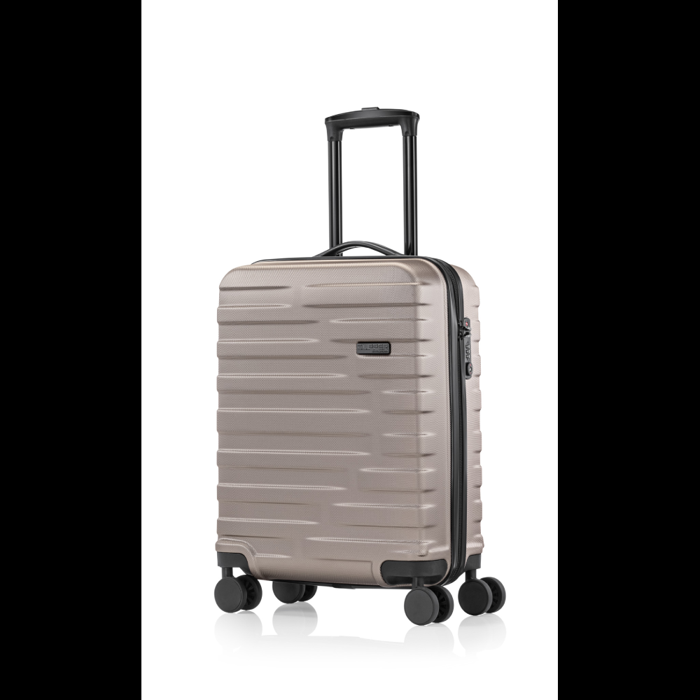 Pack Easy Clipper by Pack Easy Kosmo 4 Rollen Kabinentrolley 55 cm Reisetaschen 1 ct Silber Herren