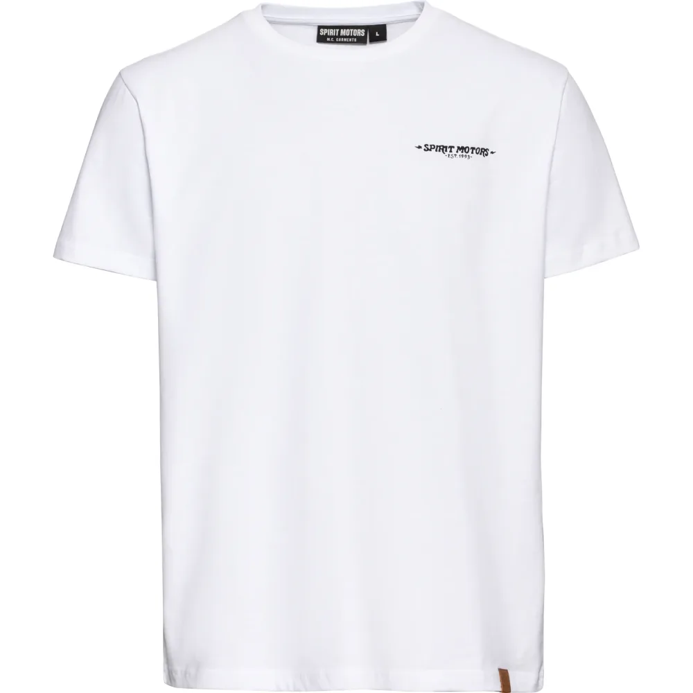 Spirit Motors Shotgun Willie T-Shirt weiß M - Motorradbekleidung - Freizeitbekleidung