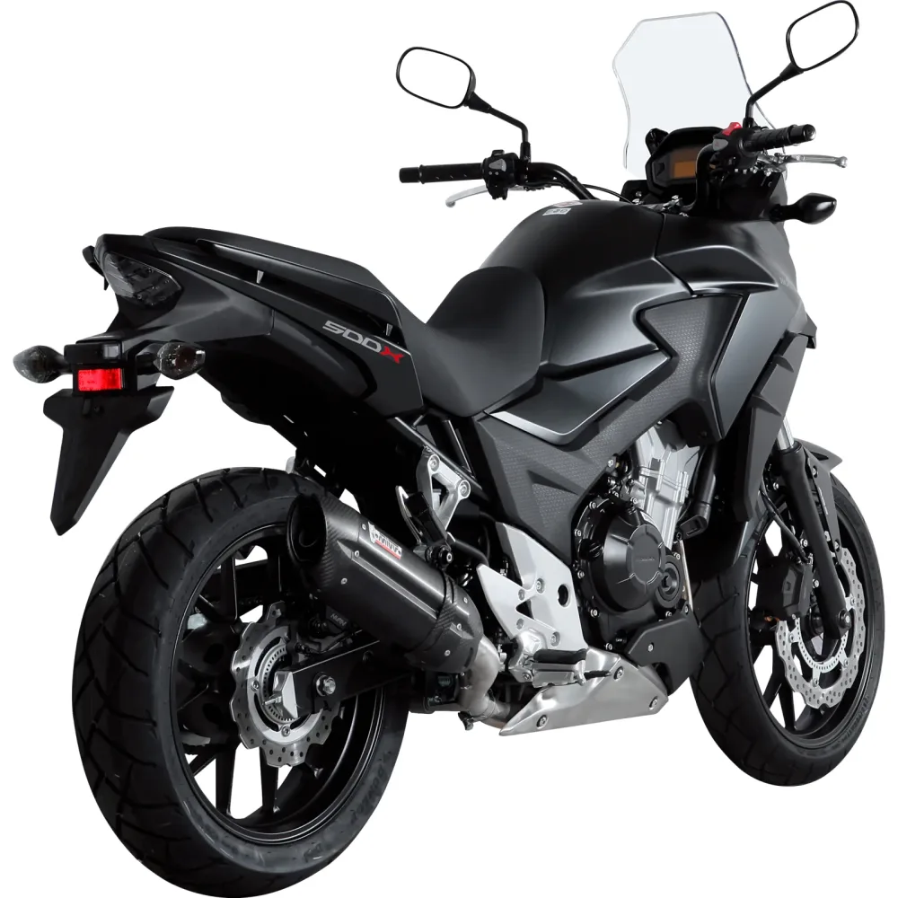 MIVV Suono Auspuff schwarz H.061.L9 für Honda CB 500 X 2016 - Motorradteile & Ersatzteile - Auspuff