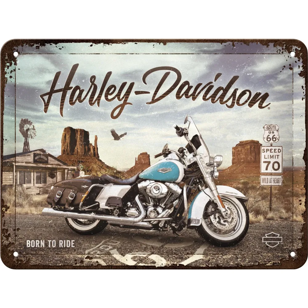 Nostalgic-Art Blechschild 15 x 20 HD - Route 66 