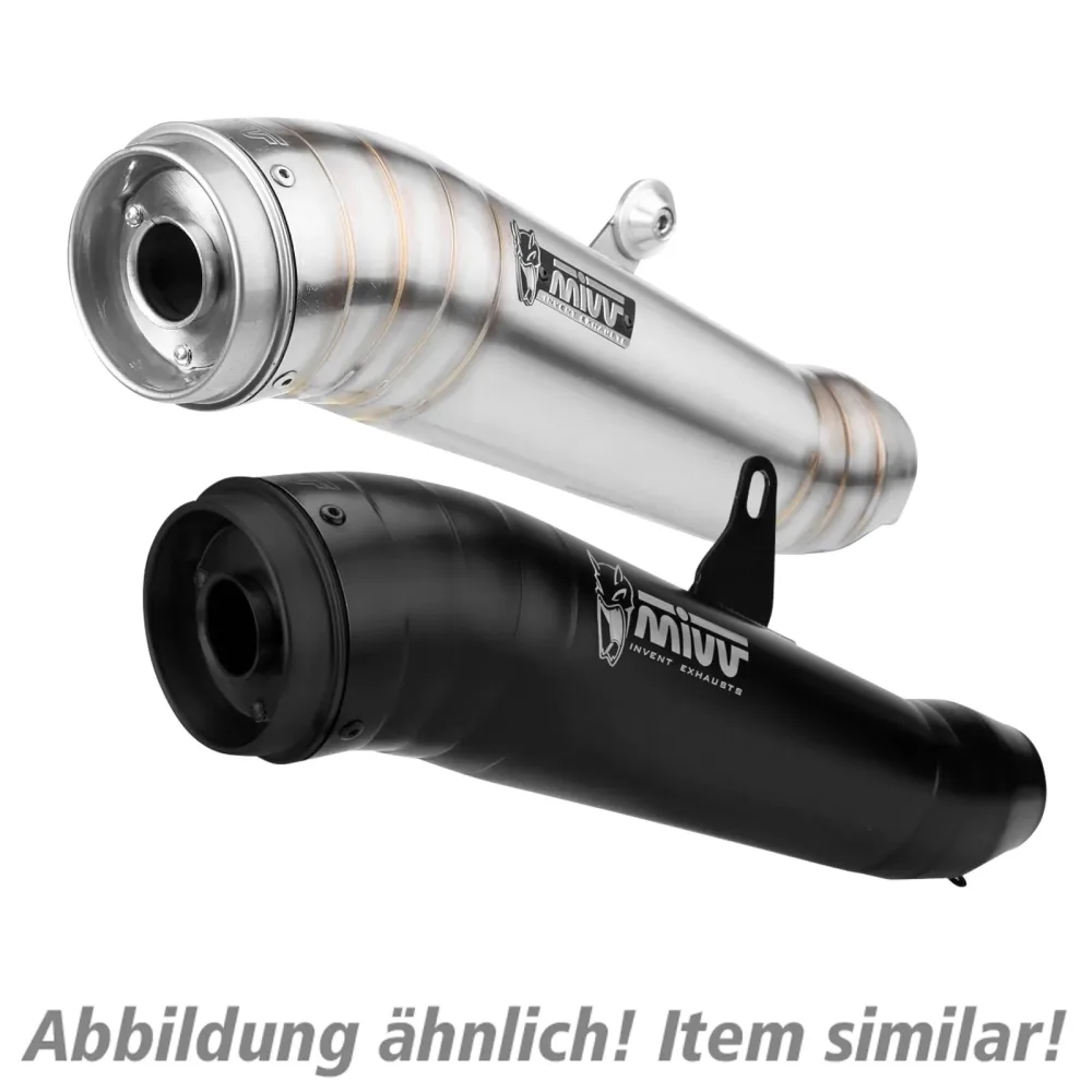 MIVV Ghibli Auspuff silber K.035.LGX für Kawasaki Z 800 e - Motorradteile & Ersatzteile - Auspuff