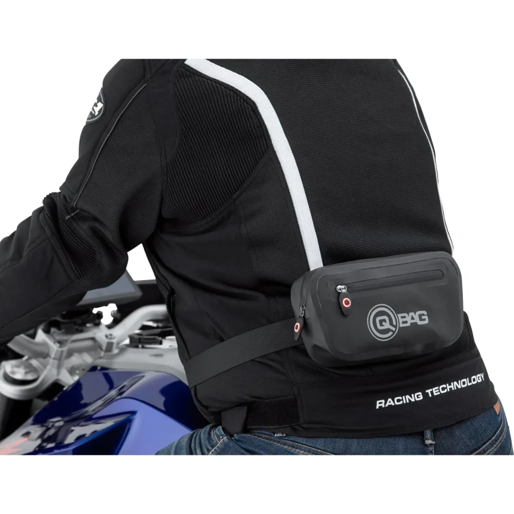QBag Gürteltasche wasserdicht 1,5 Liter schwarz - Motorradzubehör - Reisen & Outdoor