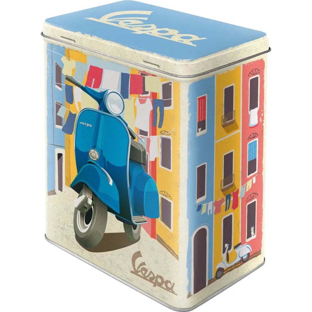 Nostalgic-Art Vorratsdose L Vespa - Italian Laundry - Motorradzubehör - Geschenkideen