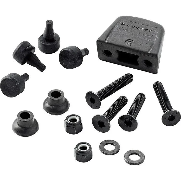 Givi Ersatzteil Kofferbefestigung E115F Monokey® Nase/Pilze/Gummi - Motorradzubehör - Motorradgepäck
