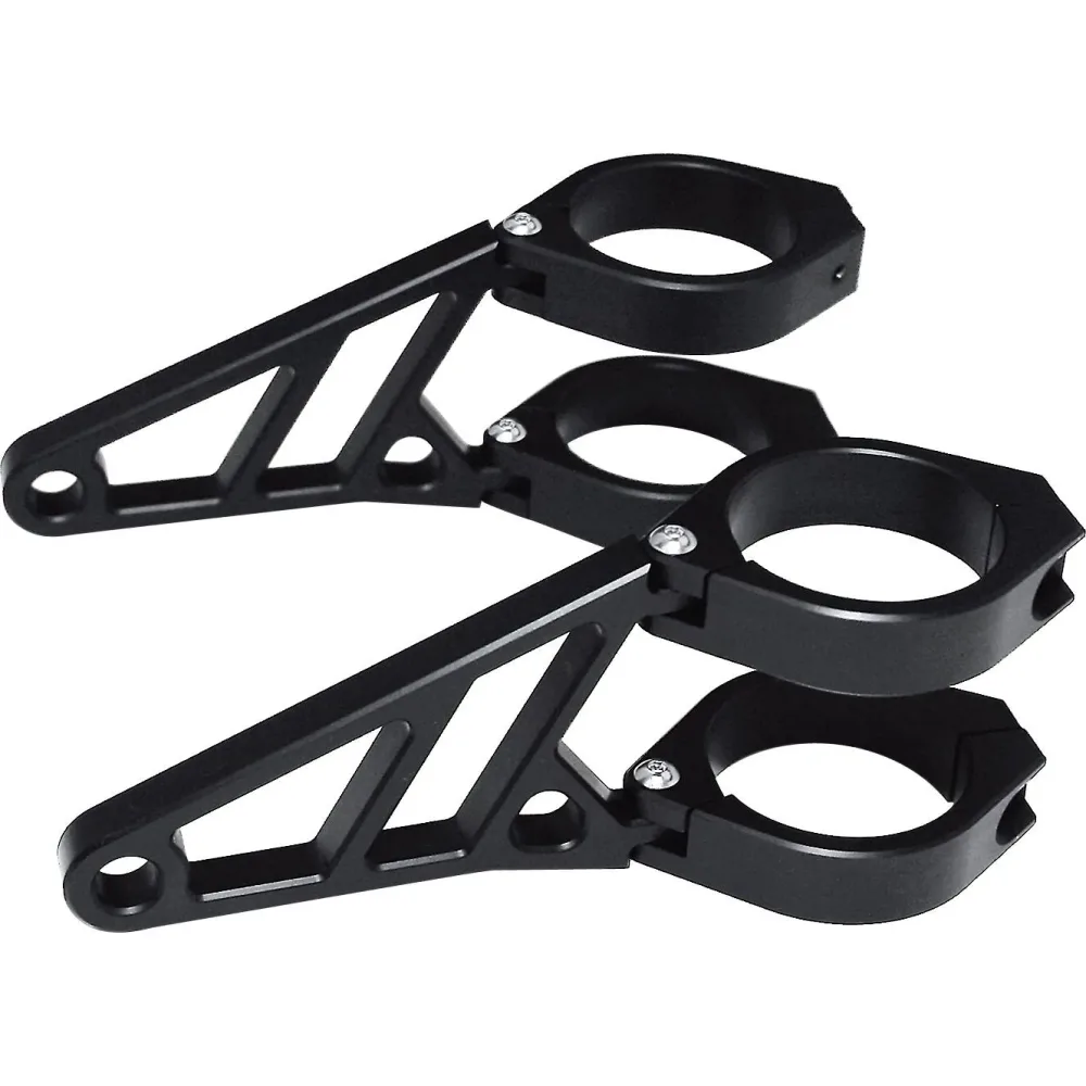 Highsider Lampenhalter Alu Vario kurz für 42-43 mm schwarz - Aktionen - Einmotten-Weiterfahren