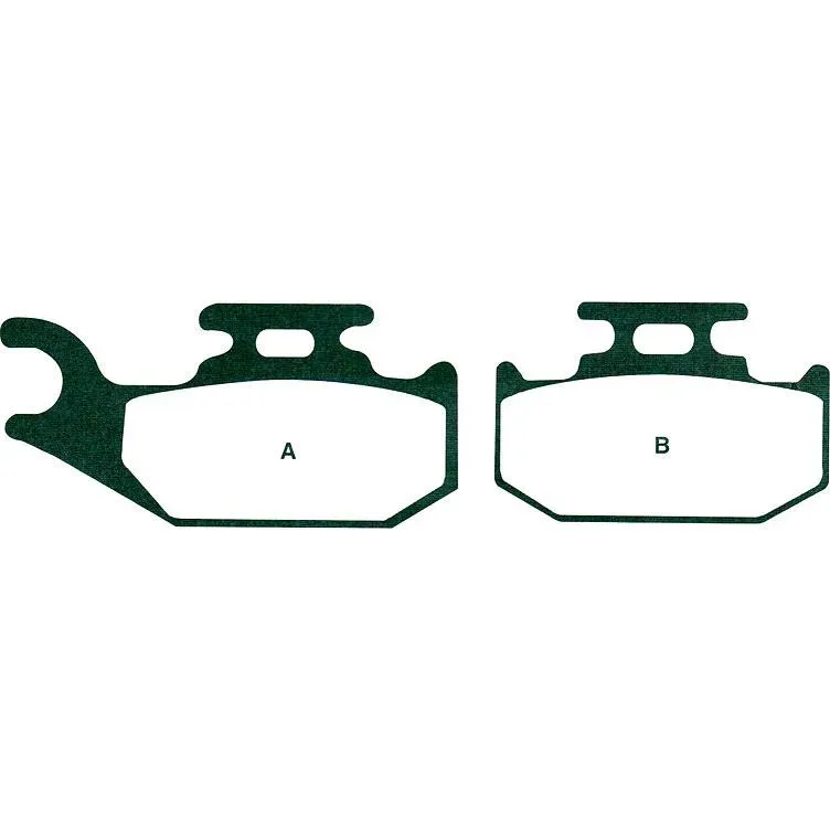 Hi-Q Bremsbeläge organisch FA414TT  82/62x40,85/40,8x8,22/8,6mm - Motorradteile & Ersatzteile - Bremsen