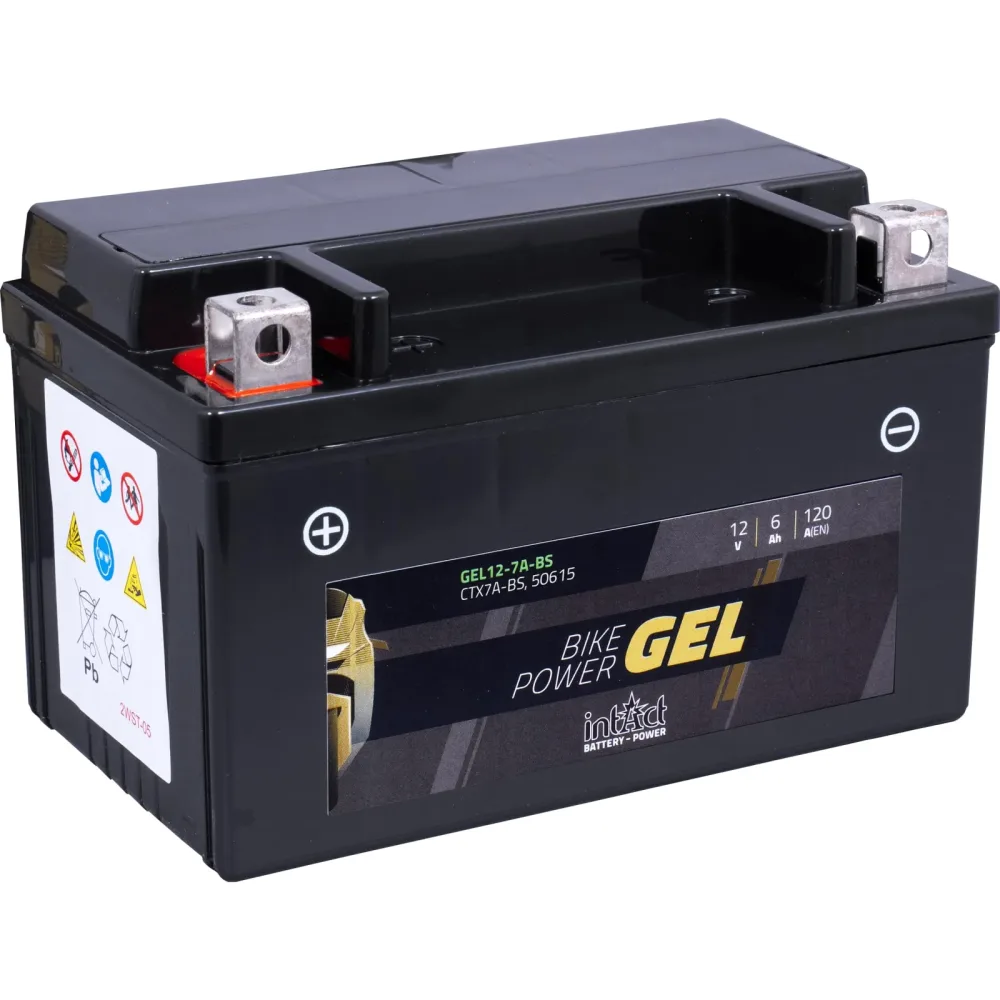 intAct Batterie Bike Power Gel geschlossen - Motorradteile & Ersatzteile - Batterien