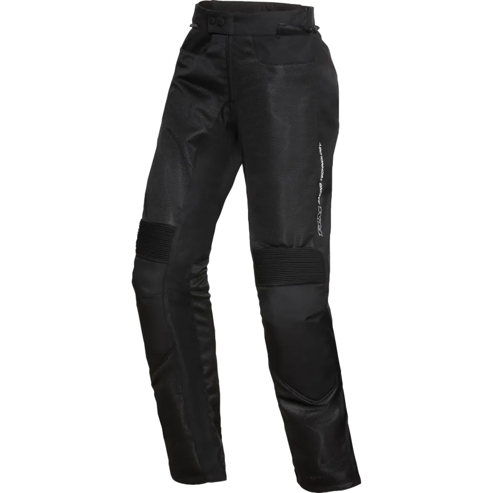 FLM Sports Damen Textil Hose 1.2 schwarz - Motorradbekleidung - Sport Motorradbekleidung