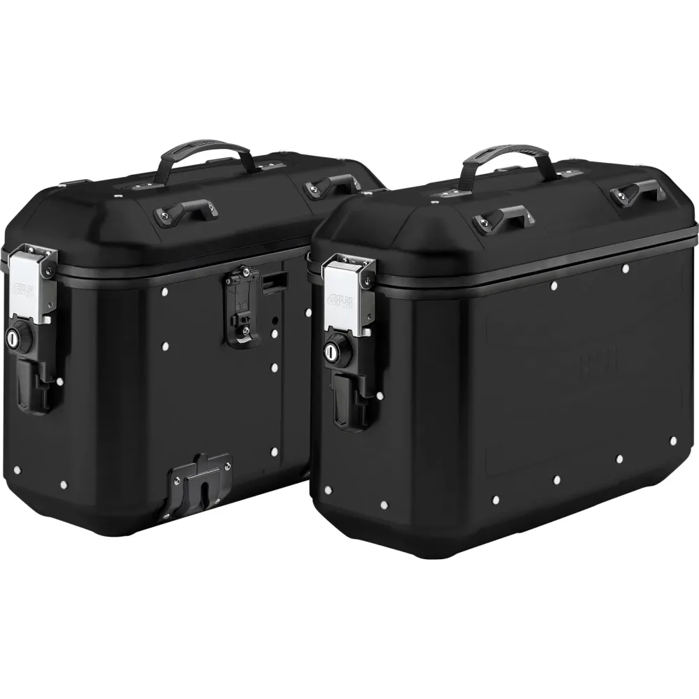 Givi Monokey® Seitenkofferpaar Alu Trekker Dolomiti DLMK36 schwar - Motorradzubehör - Motorradgepäck