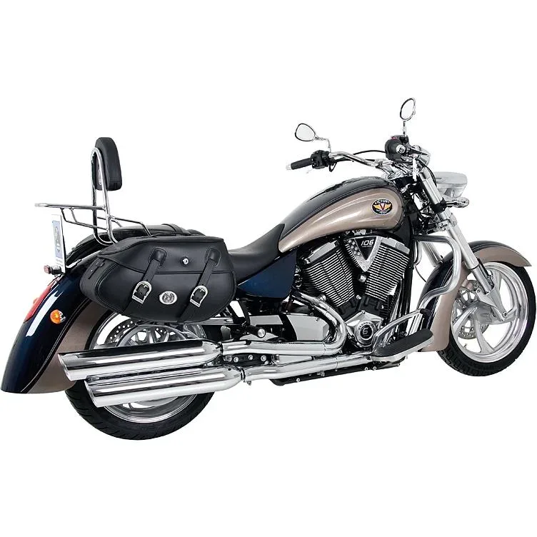 Hepco & Becker C-Bow Seitentaschenhalter chrom für Victory Kingpin 03-16 - Motorradzubehör - Motorradgepäck