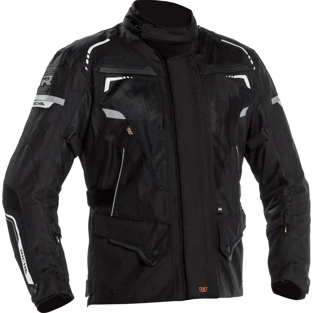 Richa Infinity 2 Mesh Textiljacke schwarz - Motorradbekleidung - Touring Motorradbekleidung