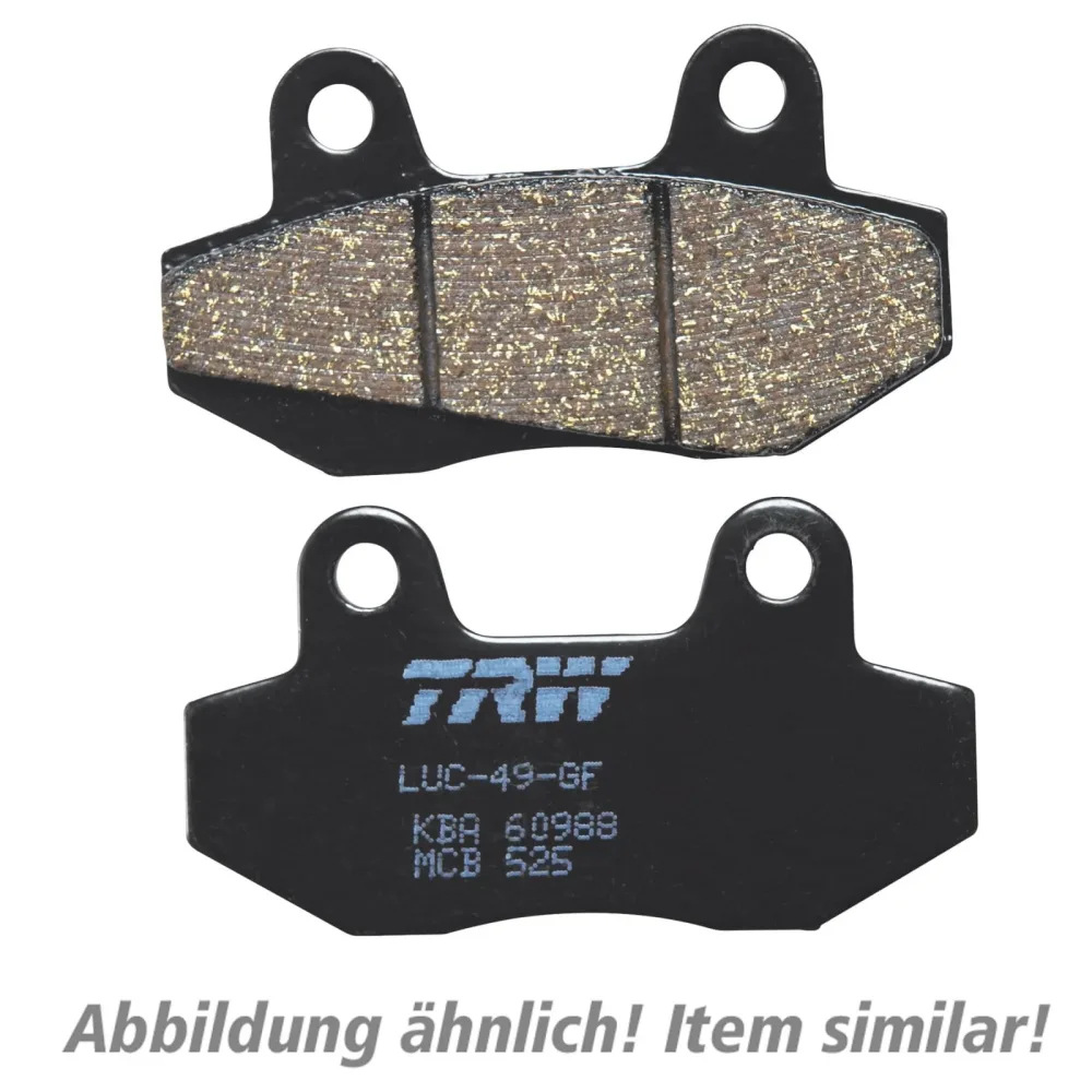 TRW Lucas Bremsbeläge organisch MCB562  81,1x42,1x8,9mm - Motorradteile & Ersatzteile - Bremsen