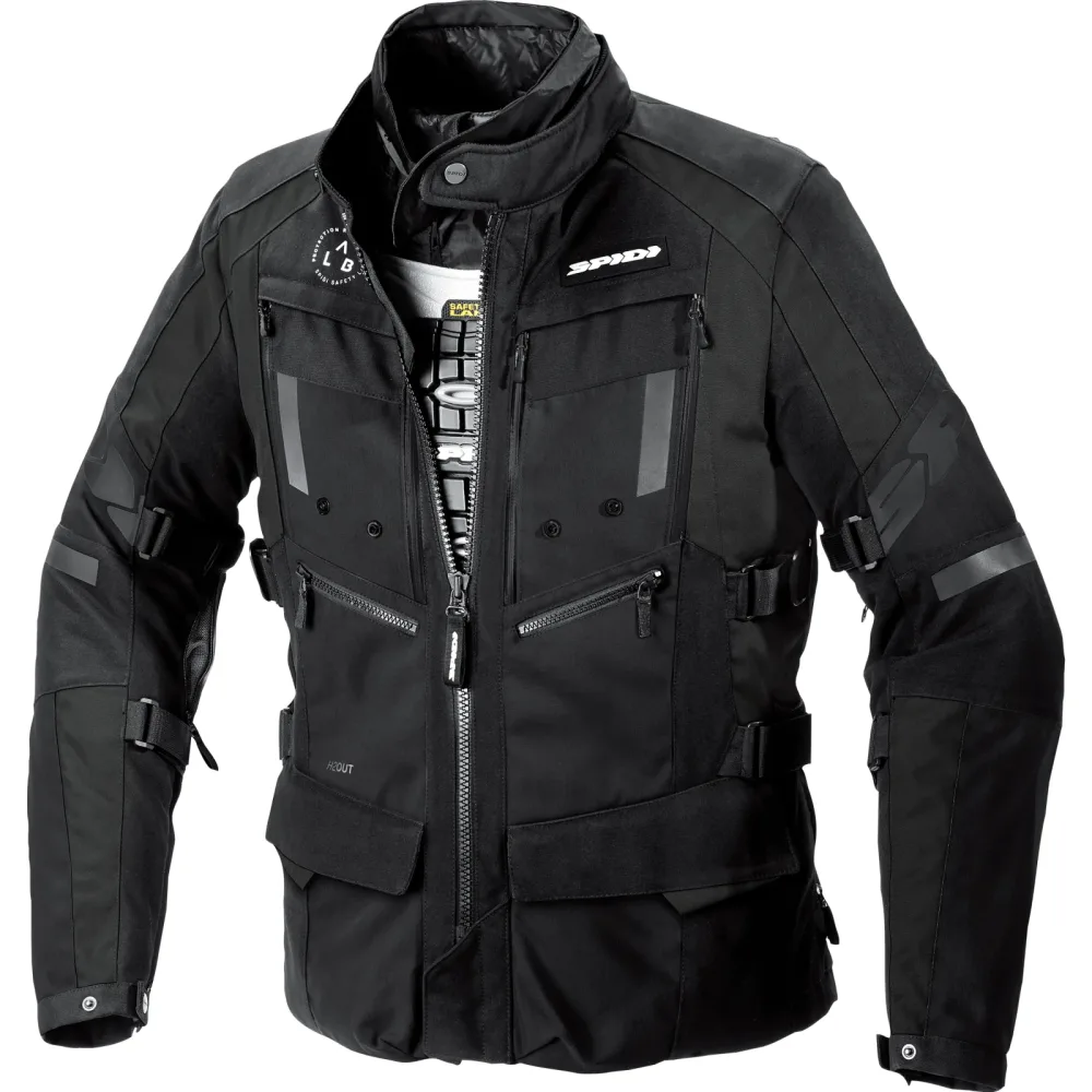 SPIDI 4 Season Evo H2Out Textiljacke schwarz - Motorradbekleidung - Touring Motorradbekleidung