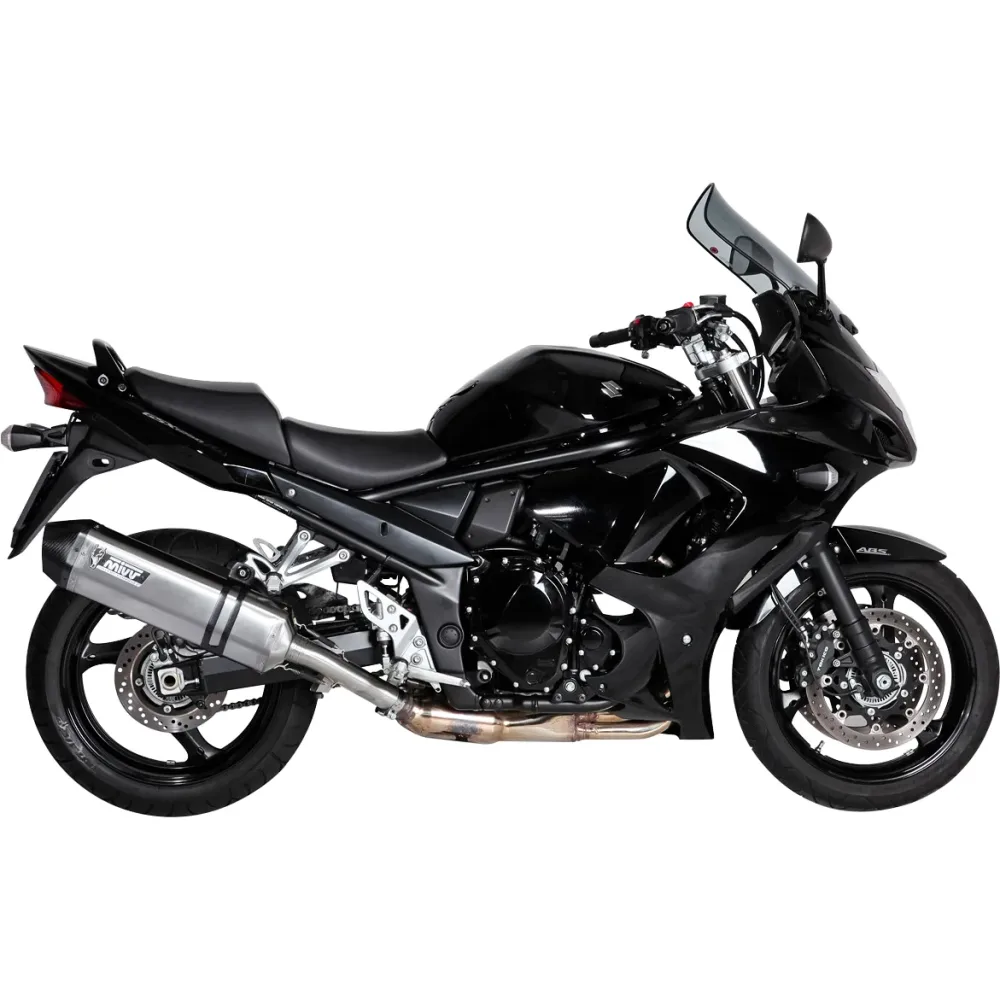 MIVV Speed Edge Auspuff silber S.029.LRX für Suzuki GSF/GSX 1250 - Motorradteile & Ersatzteile - Auspuff