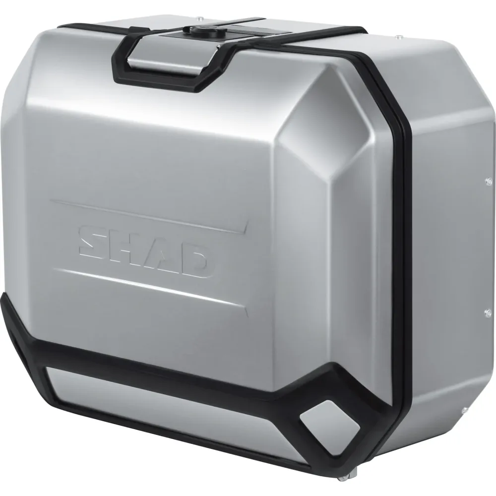 Shad 4P Seitenkoffer Terra Aluminium TR36 silber links - Motorradzubehör - Motorradgepäck