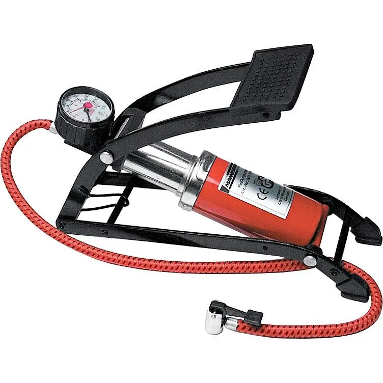 Mannesmann Fussluftpumpe 5 bar - Motorradzubehör - Werkstattzubehör