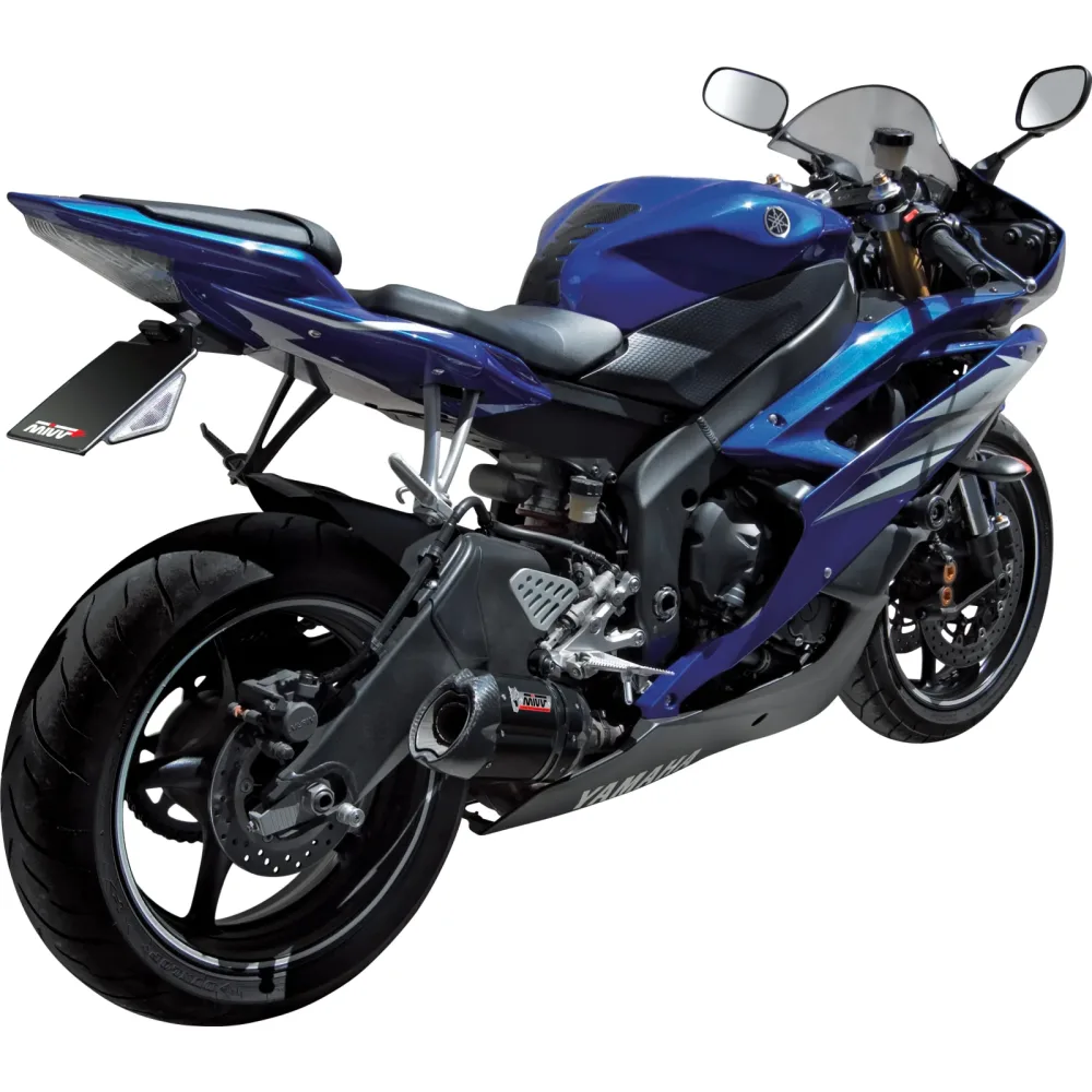MIVV Suono Auspuff schwarz Y.021.L9 für Yamaha YZF R6 2006-2016 - Motorradteile & Ersatzteile - Auspuff