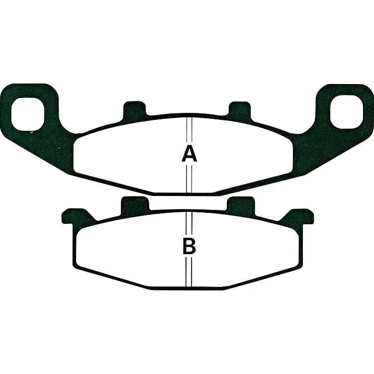 Hi-Q Bremsbeläge organisch FA129  141/95x41,5/34,5x9,7mm - Motorradteile & Ersatzteile - Bremsen