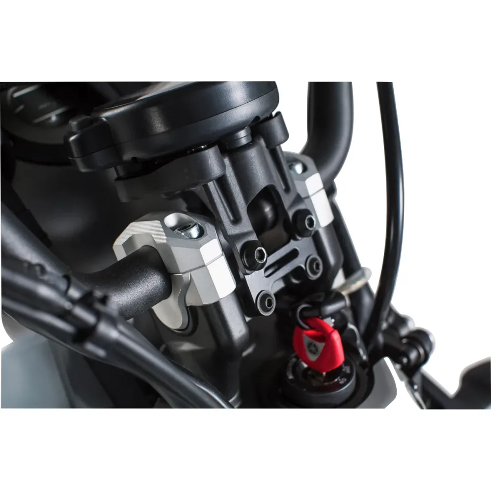 SW-MOTECH Lenkererhöhung 20mm LEH.06.642.10000/B Yamaha schwarz - Motorradteile & Ersatzteile - Lenker, Griffe & Hebel