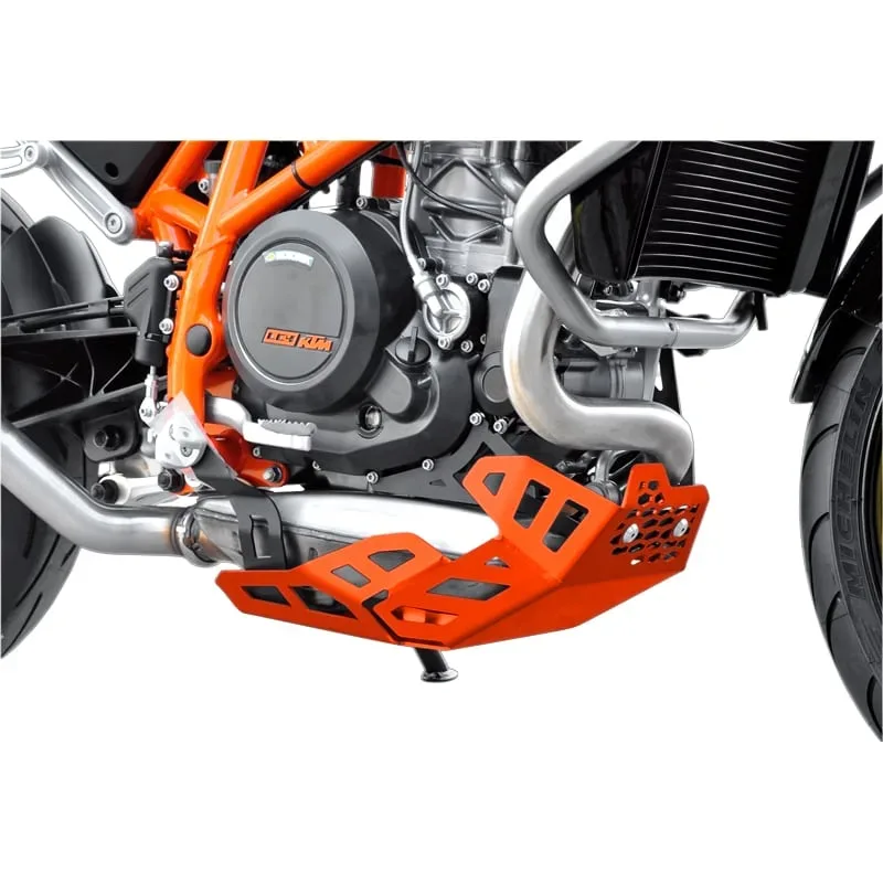 Zieger Motorschutz Alu orange für KTM Duke 690 2012- - Motorradteile & Ersatzteile - Anbauteile