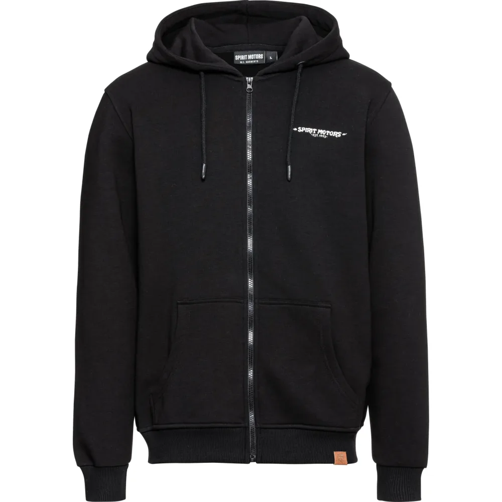 Spirit Motors Shotgun Miles Hoodie schwarz L - Motorradbekleidung - Freizeitbekleidung