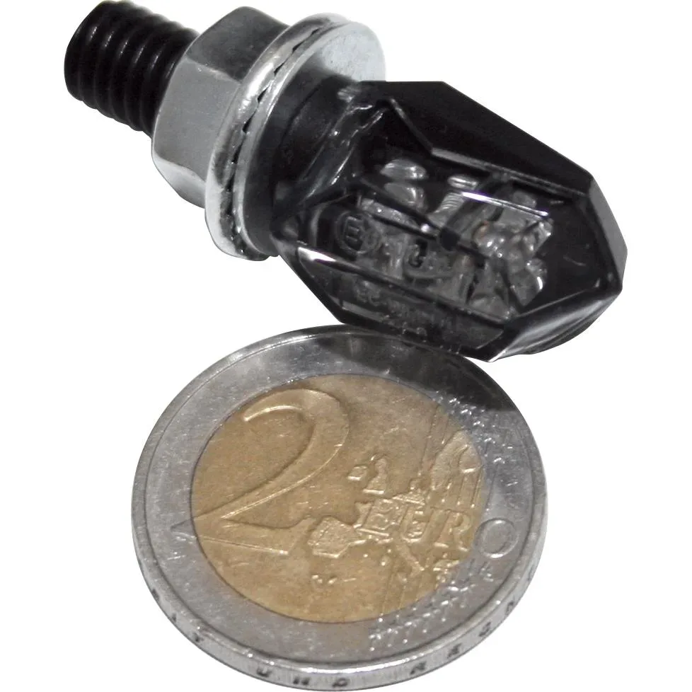 HIGHSIDER smart LED Blinkerpaar Tiny für hinten M8 schwarz, getöntes Glas - Aktionen - Einmotten-Weiterfahren