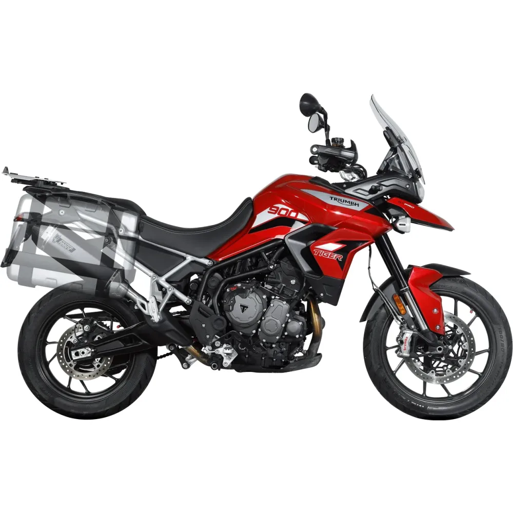 MIVV Speed Edge Auspuff T.018.LRB schwarz für Tiger 900 2020- - Motorradteile & Ersatzteile - Auspuff