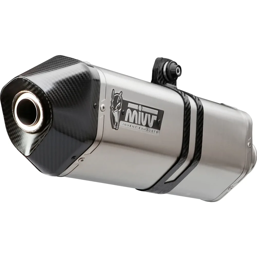MIVV Speed Edge Auspuff schwarz H.059.LRB für CRF 1000 AfricaTwin - Motorradteile & Ersatzteile - Auspuff