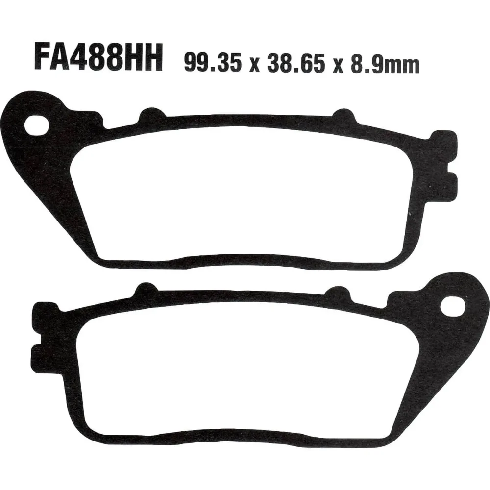 Hi-Q Bremsbeläge Sintermetall FA488HH  99x39x9mm - Motorradteile & Ersatzteile - Bremsen