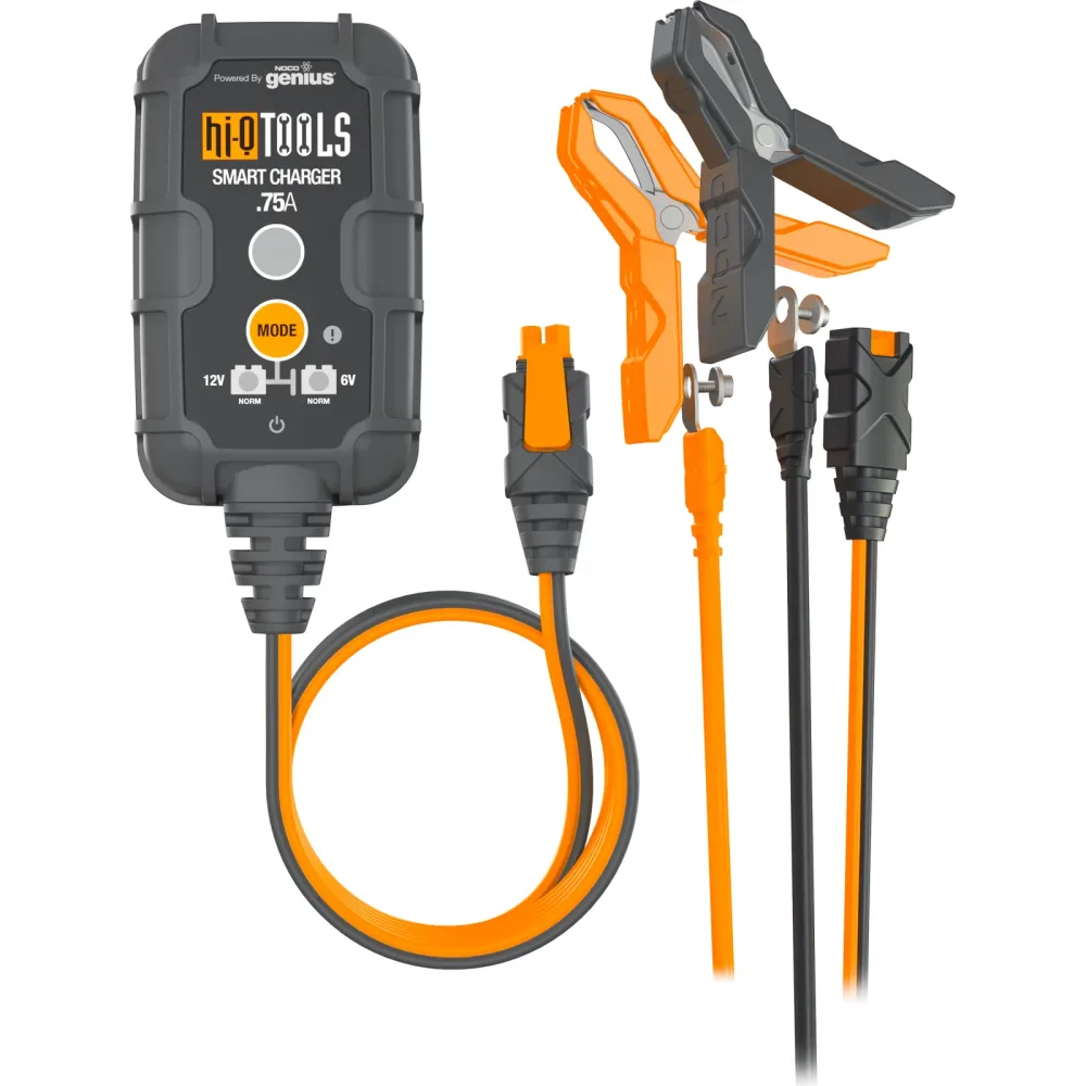 Hi-Q Tools Batterieladegerät PM750 Canbus, 6/12V 750mA, für Blei-Säure - Motorradzubehör - Werkstattzubehör