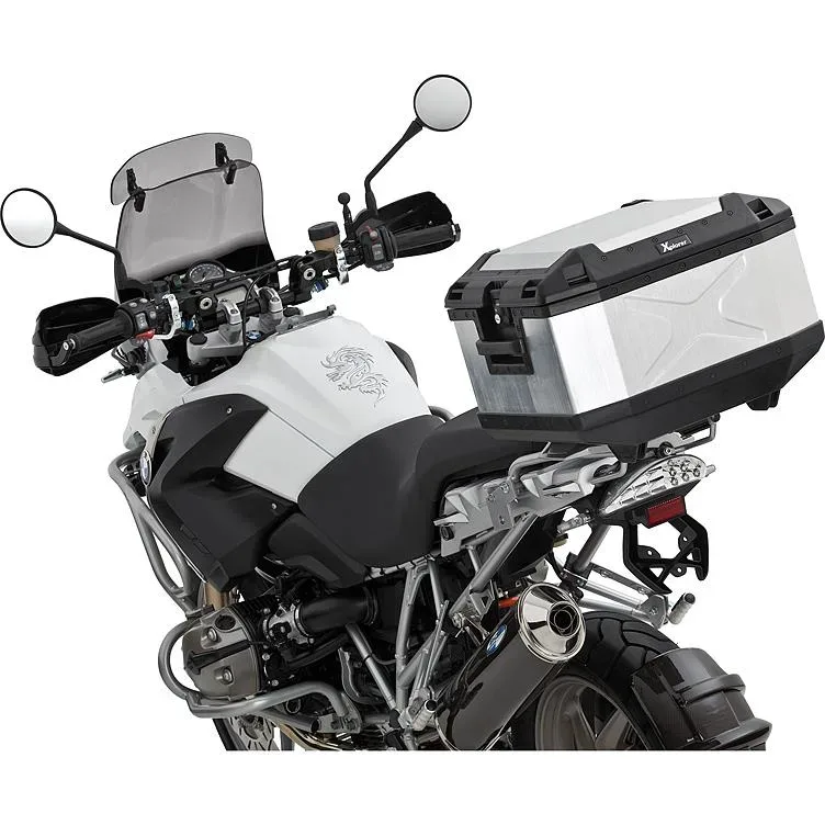Hepco & Becker Topcase Xplorer Aluminium 45 Liter silber - Motorradzubehör - Motorradgepäck