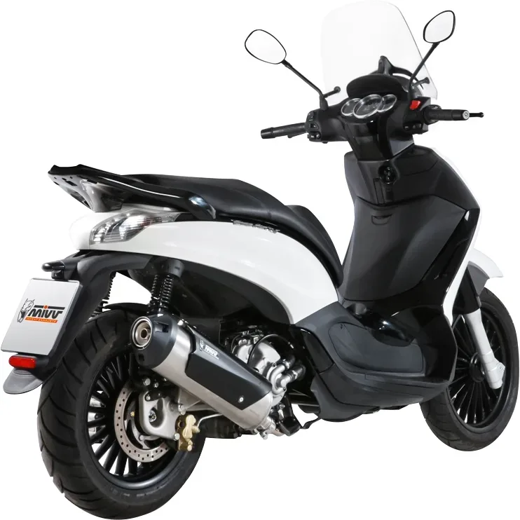 MIVV Urban Auspuff 1-1 C.PG.0019.K für Beverly 125 2014-2016 - Motorradteile & Ersatzteile - Auspuff