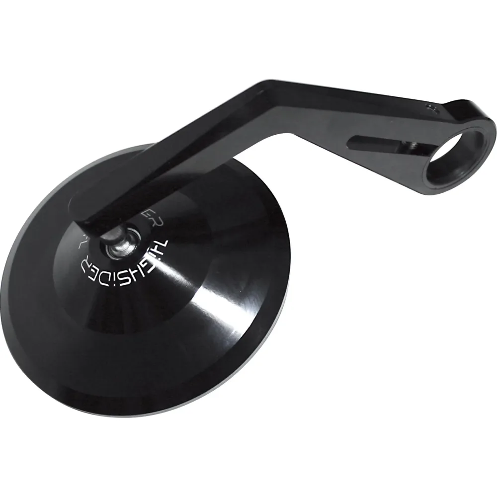 Highsider Lenkerendenspiegel für 22/25,4mm Montana Alu Ø102mm schwarz - Motorradteile & Ersatzteile - Motorradspiegel