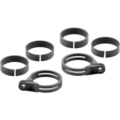 Rizoma Blinkeradaptersatz FR244B schwarz vorne für Ø50-55mm - Aktionen - Einmotten-Weiterfahren