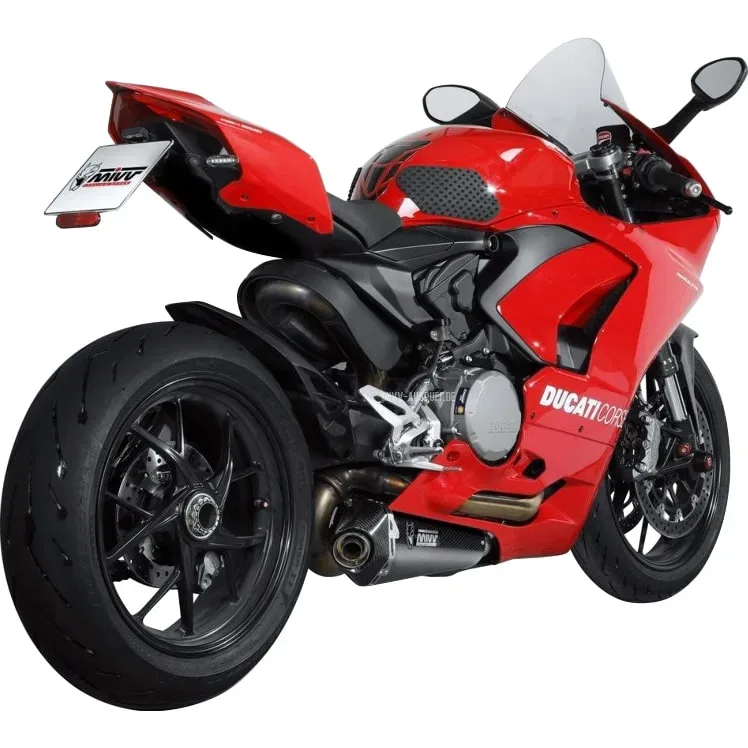 MIVV Delta Race Auspuff D.046.KDRB schwarz für V2 Panigale/Street - Motorradteile & Ersatzteile - Auspuff