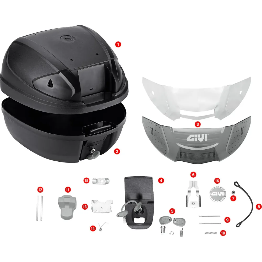 Givi Ersatzteil Scharnierblock Z2751NM für B34N/B27NMAL/B330/B32 - Motorradzubehör - Motorradgepäck