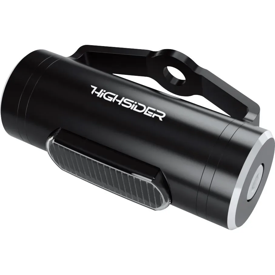 Highsider LED Alu Rücklicht CONERO T1 schwarz, getöntes Glas - Motorradteile & Ersatzteile - Beleuchtung