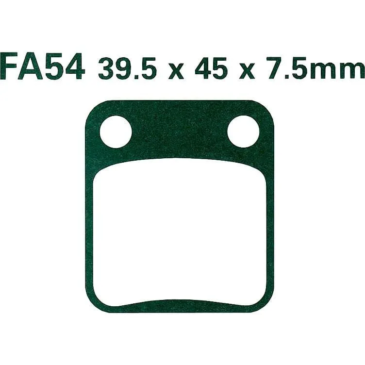 Hi-Q Bremsbeläge organisch FA054TT  39,5x45x7,5mm - Motorradteile & Ersatzteile - Bremsen