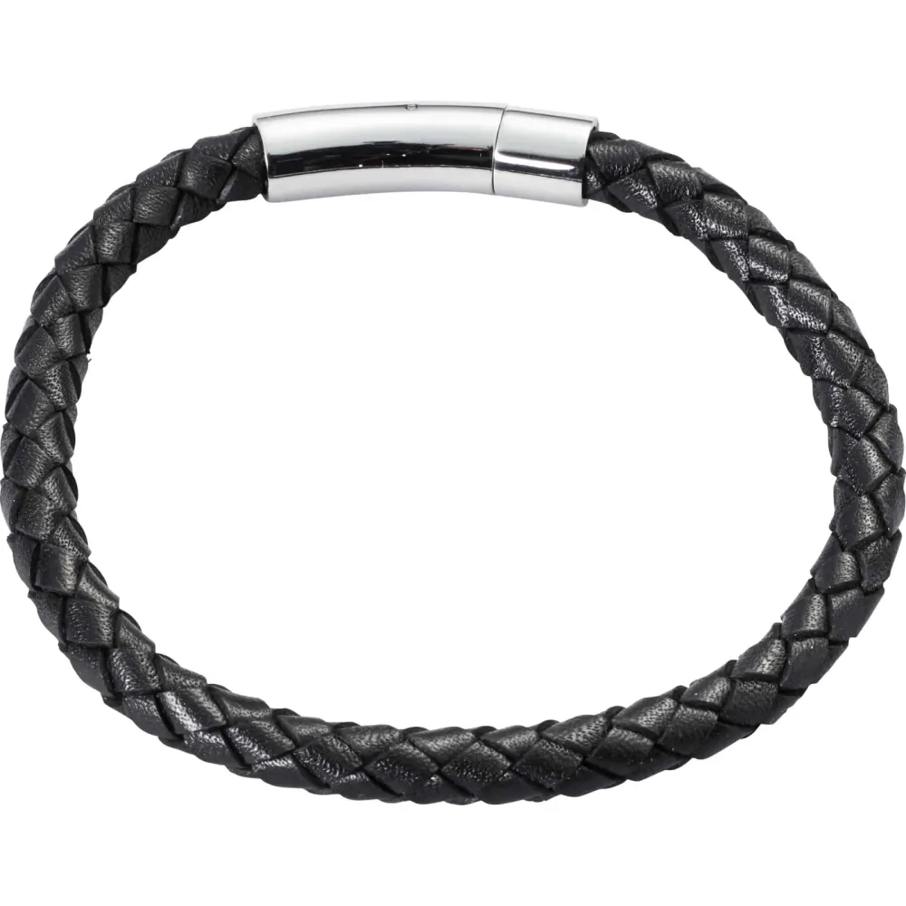 Spirit Motors Leder & Edelstahl Armband 1.0 - Motorradbekleidung - Zubehör & Accessoires