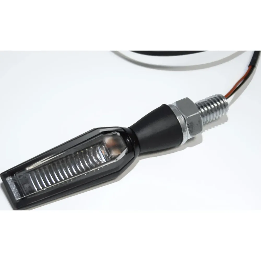 Highsider LED Blinkerpaar Falcon M8 Metall schwarz, getöntes Glas - Aktionen - Einmotten-Weiterfahren