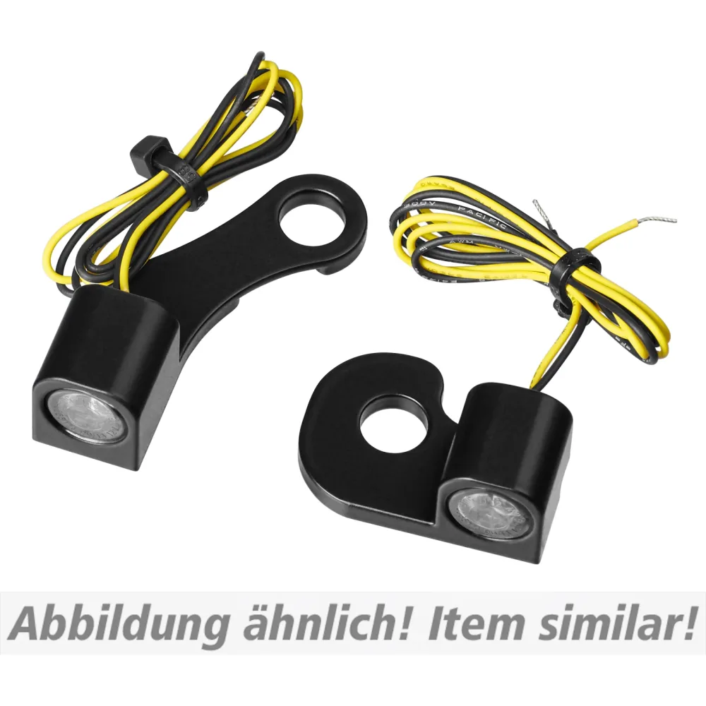 HeinzBikes LED Blinker/Positionslichtpaar Nano für Sportster 04-13 chro - Aktionen - Einmotten-Weiterfahren