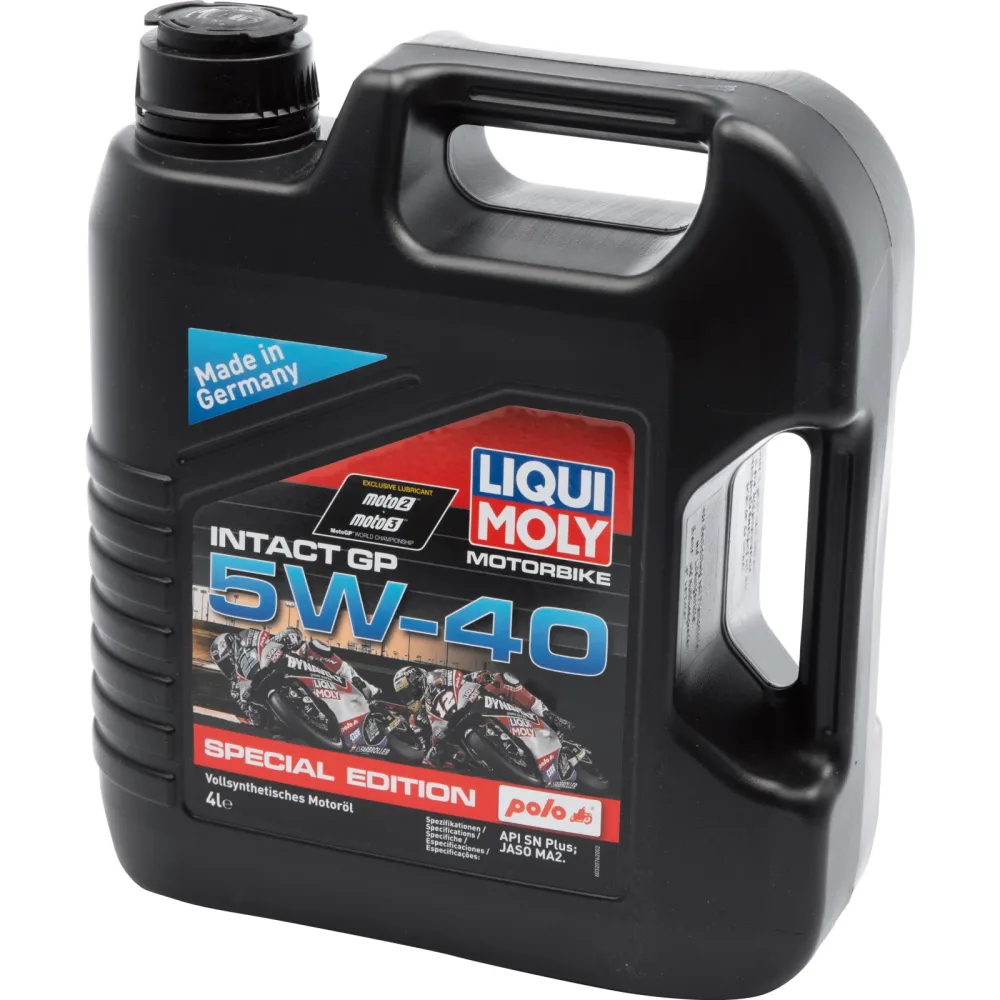 Liqui Moly Intact GP Special Edition Polo 5W-40 4 Liter - Aktionen - Einmotten-Weiterfahren