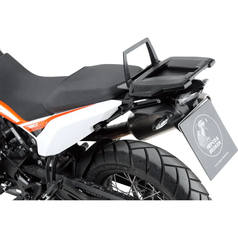 Hepco & Becker Alurack Gepäckbrücke schwarz für KTM 790 Adventure R - Motorradzubehör - Motorradgepäck