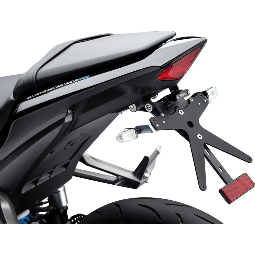 Rizoma Kennzeichenhalter Fox PT103B für Honda CB 1000 R SC60 - Motorradteile & Ersatzteile - Anbauteile