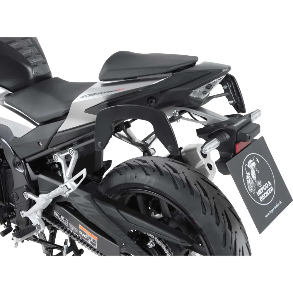 Hepco & Becker C-Bow Seitentaschenhalter anthrazit für Honda CB 500 F 2019- - Motorradzubehör - Motorradgepäck