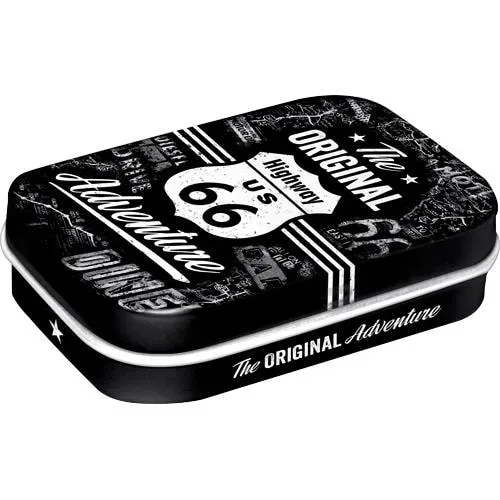 Nostalgic-Art Pillendose Route 66 The Original Adventure - Motorradzubehör - Geschenkideen
