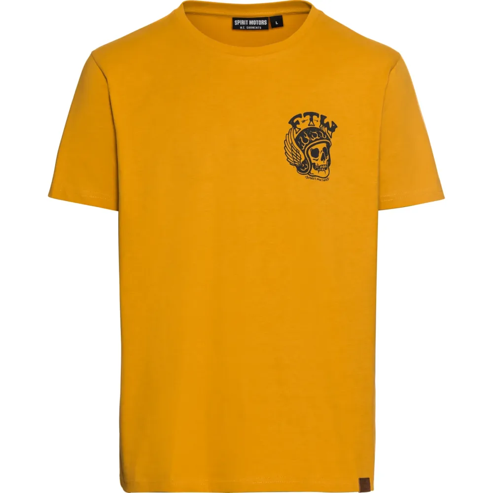 Spirit Motors Crazy Maze T-Shirt gelb XXL - Motorradbekleidung - Freizeitbekleidung