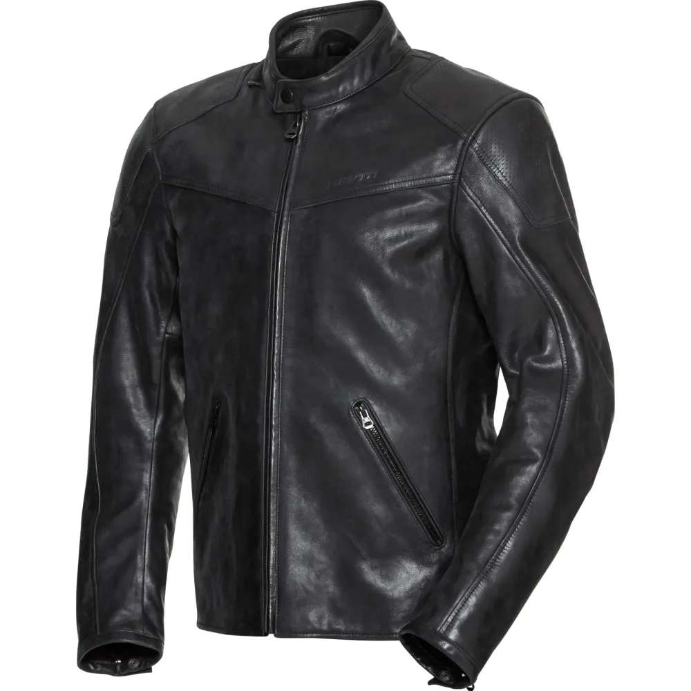 REV'IT! Ditch Lederjacke schwarz 54 - Motorradbekleidung - Motorradjacken